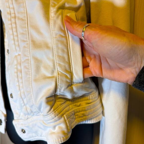 Sanctuary Jean jacket white stretchy! - Picture 3 of 8